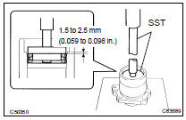 INSTALL TRANSFER RING GEAR MOUNTING CASE WASHER NO.2