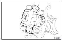  INSTALL DISC BRAKE CYLINDER ASSY REAR LH