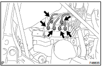 REMOVE BRAKE ACTUATOR WITH BRACKET