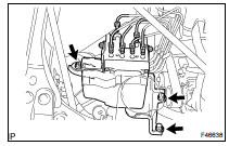 REMOVE BRAKE ACTUATOR WITH BRACKET