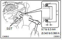  INSTALL TRANSFER CASE OIL SEAL