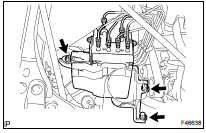 INSTALL BRAKE ACTUATOR WITH BRACKET