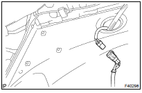 REMOVE SPEED SENSOR FRONT LH