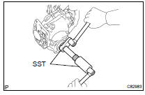 INSTALL DRIVEN PINION