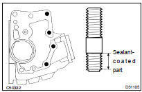 INSTALL TRANSFER & TRANSAXLE SETTING STUD BOLT