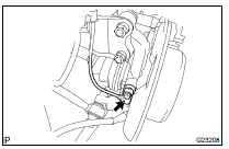 REMOVE SPEED SENSOR REAR LH