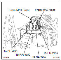 REMOVE BRAKE ACTUATOR WITH BRACKET