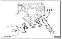 INSPECT AND ADJUST DRIVEN PINION PRELOAD