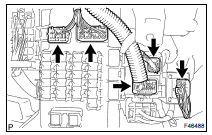 REMOVE PARKING BRAKE CONTROL PEDAL ASSY