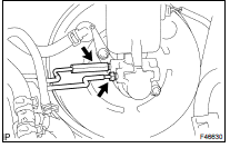 REMOVE BRAKE MASTER W/PLATE CYLINDER SUB-ASSY