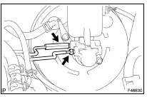 INSTALL BRAKE MASTER W/PLATE CYLINDER SUB-ASSY