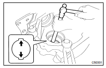 REMOVE TRANSFER DRIVEN PINION REAR BEARING