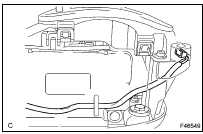 INSTALL INDICATOR LAMP WIRE SUB-ASSY