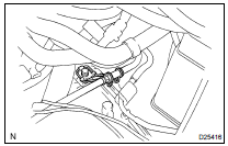 REMOVE TRANSMISSION CONTROL CABLE ASSY