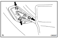 REMOVE TRANSMISSION CONTROL CABLE ASSY