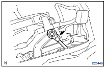 INSTALL TRANSMISSION CONTROL CABLE ASSY