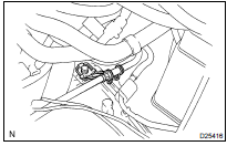 INSTALL TRANSMISSION CONTROL CABLE ASSY