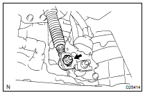 INSTALL TRANSMISSION CONTROL CABLE ASSY