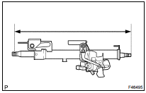 INSPECT STEERING MAIN SHAFT ASSY