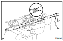 REMOVE STEERING MAIN SHAFT ASSY