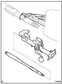 INSTALL STEERING MAIN SHAFT ASSY