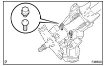 INSTALL STEERING COLUMN UPPER W/SWITCH BRACKET ASSY