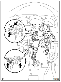  INSTALL STEERING COLUMN ASSY