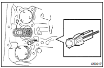 REMOVE TRANSMISSION VALVE BODY ASSY