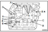 INSTALL TRANSMISSION VALVE BODY ASSY