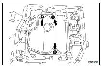  REMOVE VALVE BODY OIL STRAINER ASSY