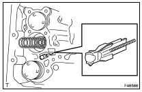 REMOVE TRANSMISSION VALVE BODY ASSY