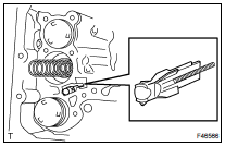 INSTALL TRANSMISSION VALVE BODY ASSY