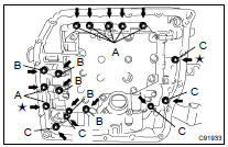 INSTALL TRANSMISSION VALVE BODY ASSY