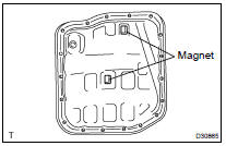 INSTALL AUTOMATIC TRANSAXLE OIL PAN SUB-ASSY