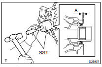 INSTALL TRANSAXLE HOUSING OIL SEAL