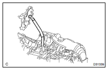  INSTALL TRANSMISSION CONTROL CABLE BRACKET NO.1