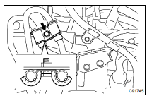 INSTALL OIL COOLER INLET TUBE NO.1