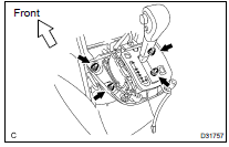  REMOVE FLOOR SHIFT ASSY