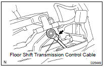 DISCONNECT TRANSMISSION CONTROL CABLE ASSY