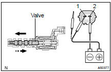 INSPECT MASS AIR FLOW METER