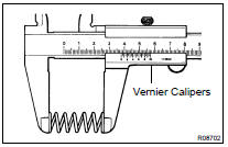 INSPECT FLOW CONTROL VALVE COMPRESSION SPRING