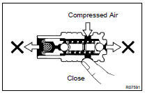 INSPECT FLOW CONTROL VALVE