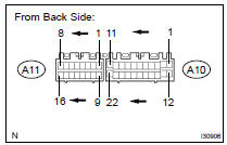 INSPECT AIR CONDITIONER AMPLIFIER ASSY CIRCUIT