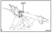 FIX POWER STEERING LINK ASSY