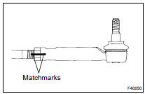 REMOVE TIE ROD ASSY LH