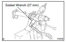 REMOVE POWER STEERING CONTROL VALVE