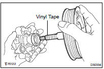 INSTALL W/PULLEY SHAFT SUB-ASSY