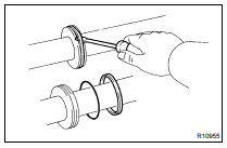 REMOVE POWER PISTON OIL SEAL