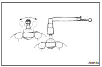 INSPECT TIE ROD ASSY LH