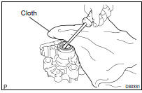 REMOVE VANE PUMP HOUSING OIL SEAL